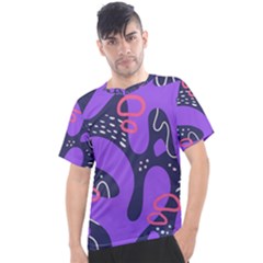 Abstract Background Shape Shapes Men s Sport Top by Wegoenart