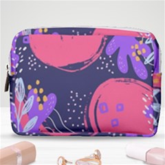 Illustration Abstract Background Shape Make Up Pouch (medium) by Wegoenart