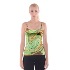 Art Background Abstract Pattern Texture Spaghetti Strap Top by Wegoenart