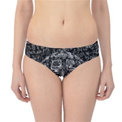 Black White Background Burnout Template Doodle Hipster Bikini Bottoms by Wegoenart