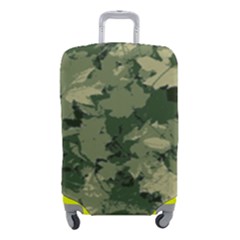 Green Leaves Camouflage Pattern Luggage Cover (small) by Wegoenart