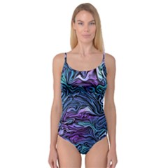 Illustration Abstract Waves Background Texture Camisole Leotard  by Wegoenart