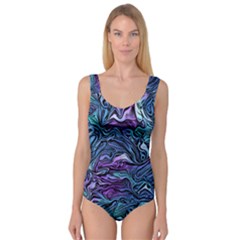 Illustration Abstract Waves Background Texture Princess Tank Leotard  by Wegoenart