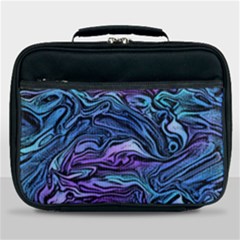 Illustration Abstract Waves Background Texture Lunch Bag by Wegoenart