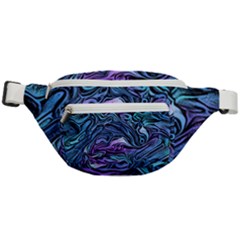 Illustration Abstract Waves Background Texture Fanny Pack by Wegoenart