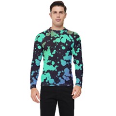 Illustrations Background Abstract Pattern Texture Men s Long Sleeve Rash Guard by Wegoenart