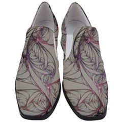 Art Illustration Abstract Background Watercolor Women Slip On Heel Loafers by Wegoenart