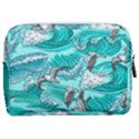 Sea waves seamless pattern Make Up Pouch (Medium) View2