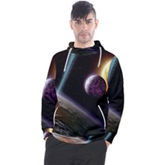 Planets In Space Men s Pullover Hoodie