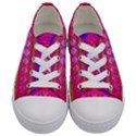 Pink Mirrors Kids  Low Top Canvas Sneakers View1