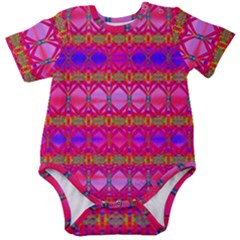 Pink Mirrors Baby Short Sleeve Onesie Bodysuit