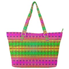 Peace And Love Full Print Shoulder Bag by Thespacecampers