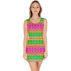 Peace And Love Bodycon Dress by Thespacecampers