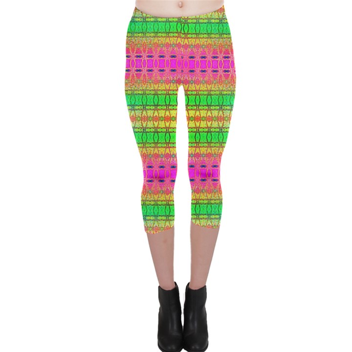 Peace And Love Capri Leggings 