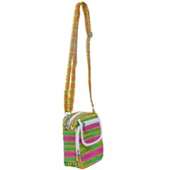 Peace And Love Shoulder Strap Belt Bag by Thespacecampers