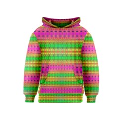 Peace And Love Kids  Pullover Hoodie by Thespacecampers