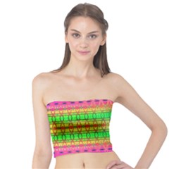 Peace And Love Tube Top by Thespacecampers