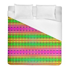 Peace And Love Duvet Cover (full/ Double Size) by Thespacecampers