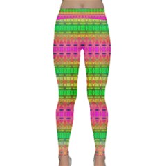 Peace And Love Classic Yoga Leggings by Thespacecampers