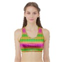 Peace And Love Sports Bra with Border View1