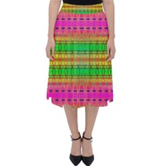 Peace And Love Classic Midi Skirt by Thespacecampers