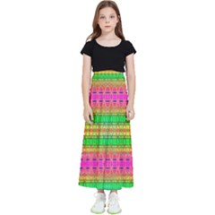 Peace And Love Kids  Flared Maxi Skirt by Thespacecampers