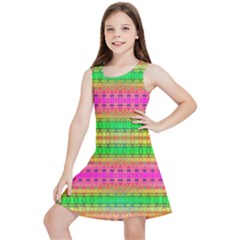 Peace And Love Kids  Lightweight Sleeveless Dress by Thespacecampers