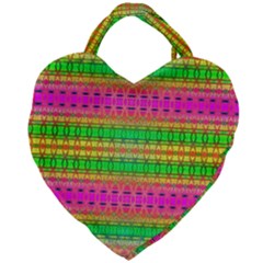 Peace And Love Giant Heart Shaped Tote by Thespacecampers