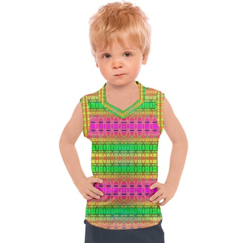 Peace And Love Kids  Sport Tank Top by Thespacecampers