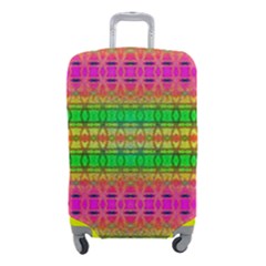 Peace And Love Luggage Cover (small) by Thespacecampers