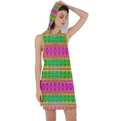 Peace And Love Racer Back Hoodie Dress by Thespacecampers