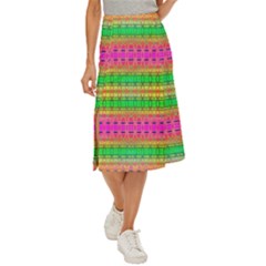 Peace And Love Midi Panel Skirt by Thespacecampers