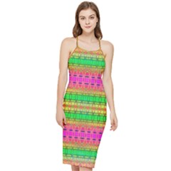 Peace And Love Bodycon Cross Back Summer Dress by Thespacecampers