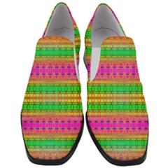 Peace And Love Women Slip On Heel Loafers by Thespacecampers