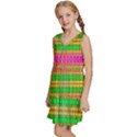 Peace And Love Kids  Sleeveless Tiered Mini Dress View2