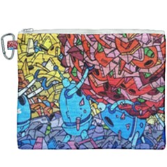 Graffiti-wall-mural-painting-arts Canvas Cosmetic Bag (xxxl) by Simbadda