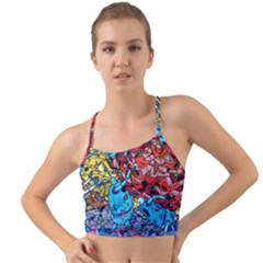 Graffiti-wall-mural-painting-arts Mini Tank Bikini Top by Simbadda