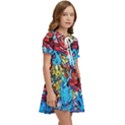 Graffiti-wall-mural-painting-arts Kids  Sweet Collar Dress View2