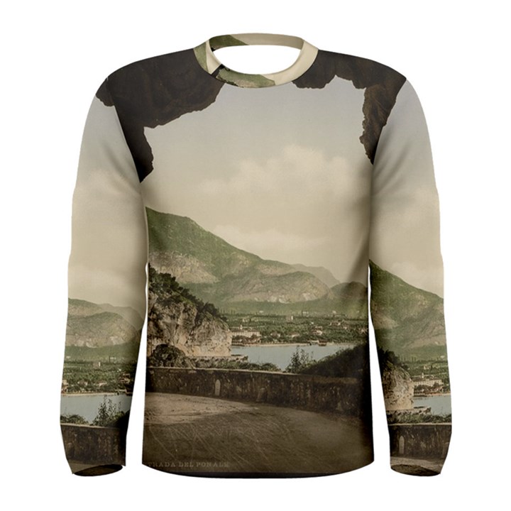 Ponale Road, Garda, Italy  Men s Long Sleeve Tee