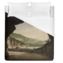 Ponale Road, Garda, Italy  Duvet Cover (queen Size)