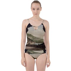 Ponale Road, Garda, Italy  Cut Out Top Tankini Set