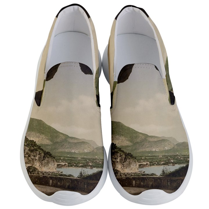 Ponale Road, Garda, Italy  Men s Lightweight Slip Ons