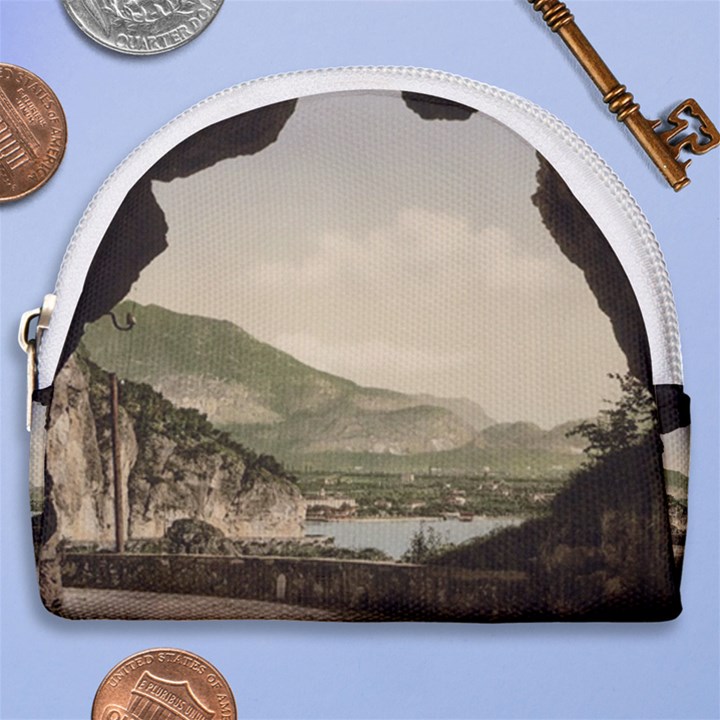 Ponale Road, Garda, Italy  Horseshoe Style Canvas Pouch