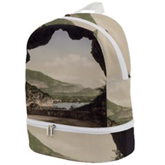 Ponale Road, Garda, Italy  Zip Bottom Backpack by ConteMonfrey