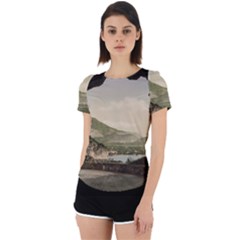 Ponale Road, Garda, Italy  Back Cut Out Sport Tee by ConteMonfrey