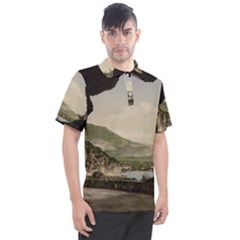 Ponale Road, Garda, Italy  Men s Polo Tee by ConteMonfrey