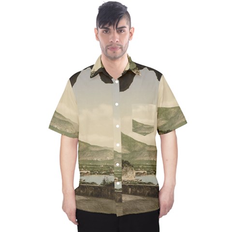 Ponale Road, Garda, Italy  Men s Hawaii Shirt by ConteMonfrey