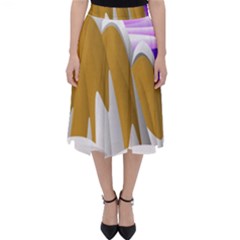 Europa Positive Thinking Mountain Classic Midi Skirt by Wegoenart