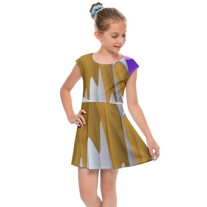 Europa Positive Thinking Mountain Kids  Cap Sleeve Dress