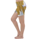 Europa Positive Thinking Mountain Lightweight Velour Yoga Shorts View2